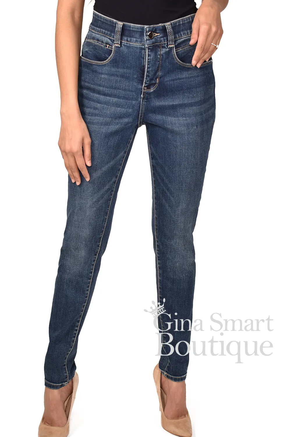Frank Lyman Blue Denim Jeans Style 213126