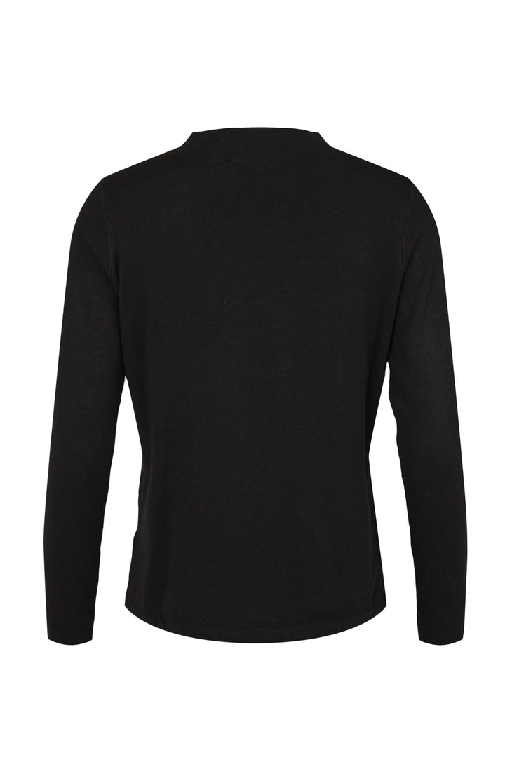 "I'cona Diamante Stripe Sweater - Style 64110-60002-90 (Black / Ivory)"