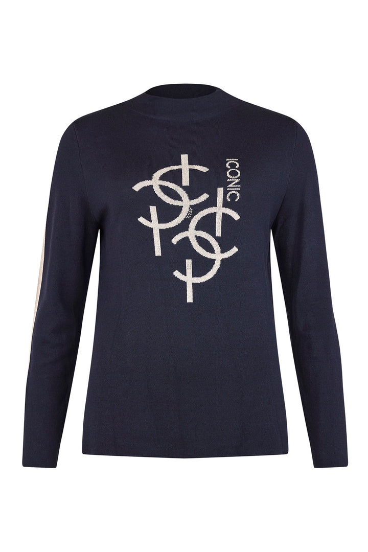 "I'cona Abstract Print Sweater - Style 64149-60002-690"