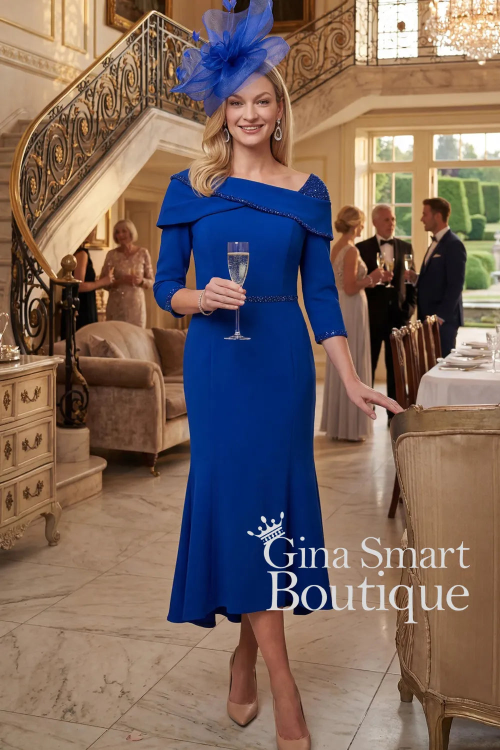 Irresistible IR9336TJ Cobalt Dress