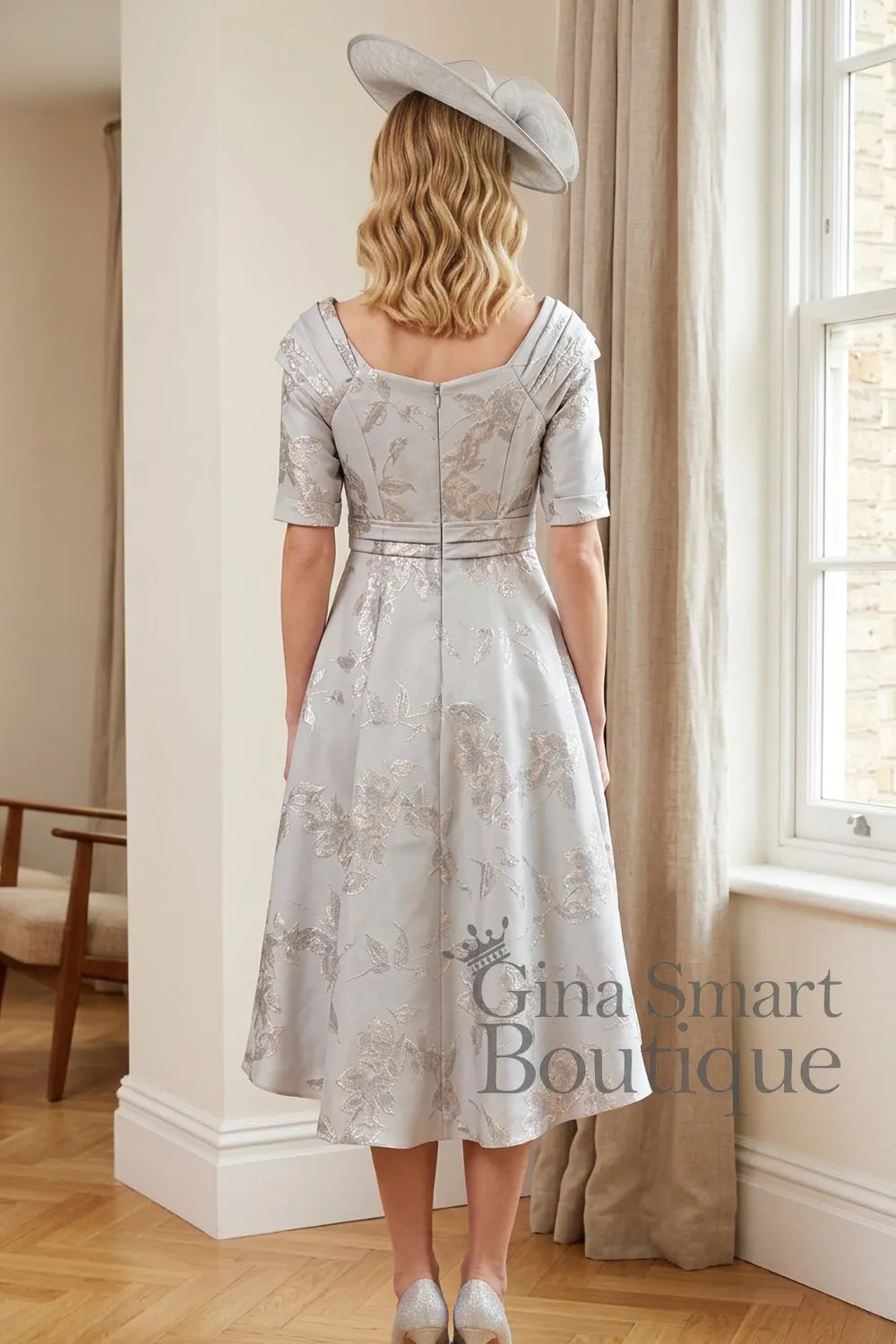 Ispirato Style ISJ805 Bordeaux-Silver Dress