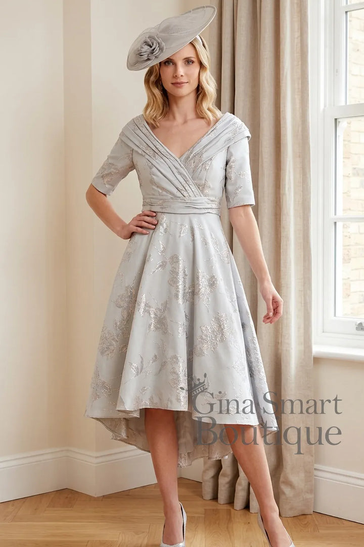 Ispirato Style ISJ805 Bordeaux-Silver Dress