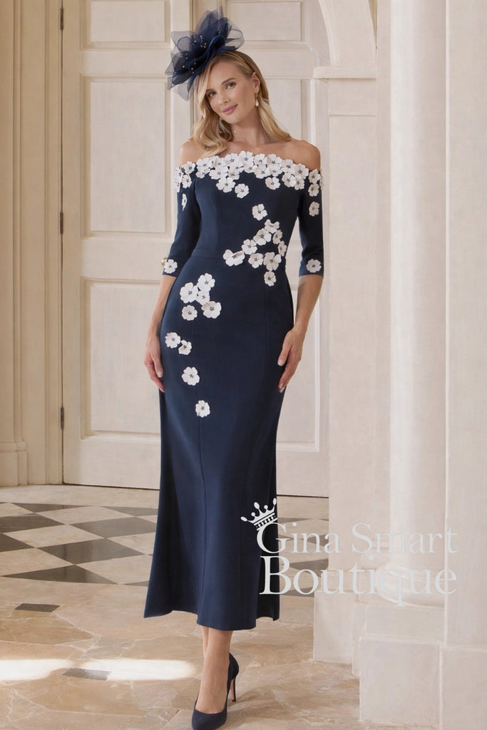 chinese dress ladies John Charles 66529 Bluebell Dress – Sean Rayment main image 0