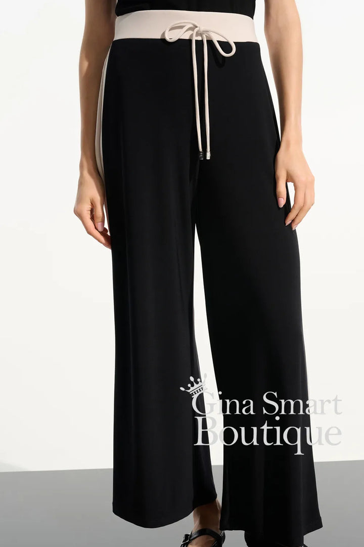 Joseph Ribkoff Trousers Style 261612-3882 Black/Moonstone
