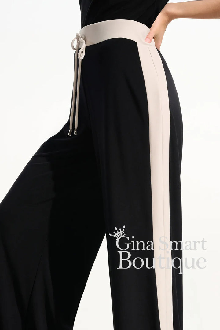 Joseph Ribkoff Trousers Style 261612-3882 Black/Moonstone