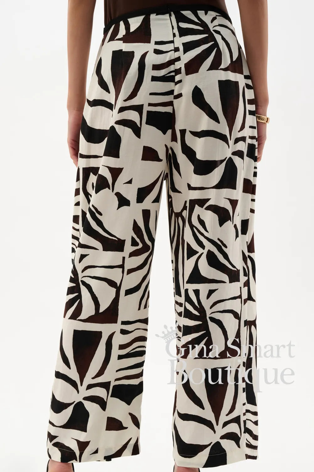 Joseph Ribkoff Trousers Style 262056-1109 Beige/Multi