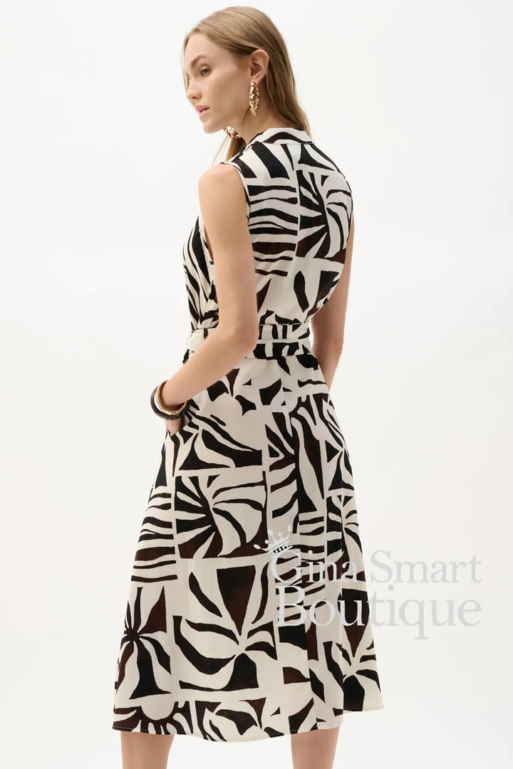 Joseph Ribkoff Dress Style 262226-1109 Beige/Multi