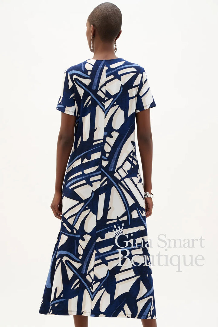 Joseph Ribkoff Dress Style 262245-2539 Vanilla/Multi