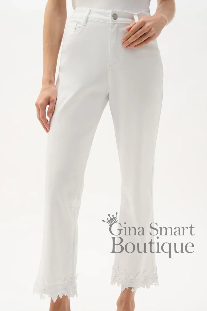 Joseph Ribkoff Trousers Style 262938-12 White
