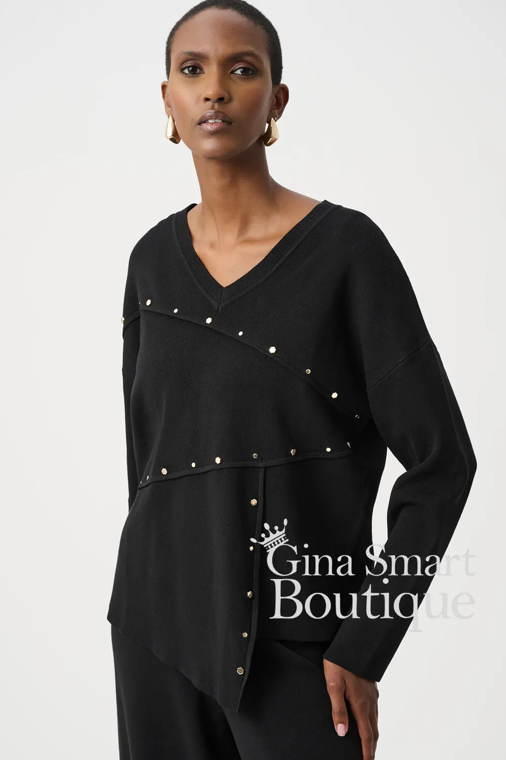 Joseph Ribkoff Asymmetric Sweater Style 263961