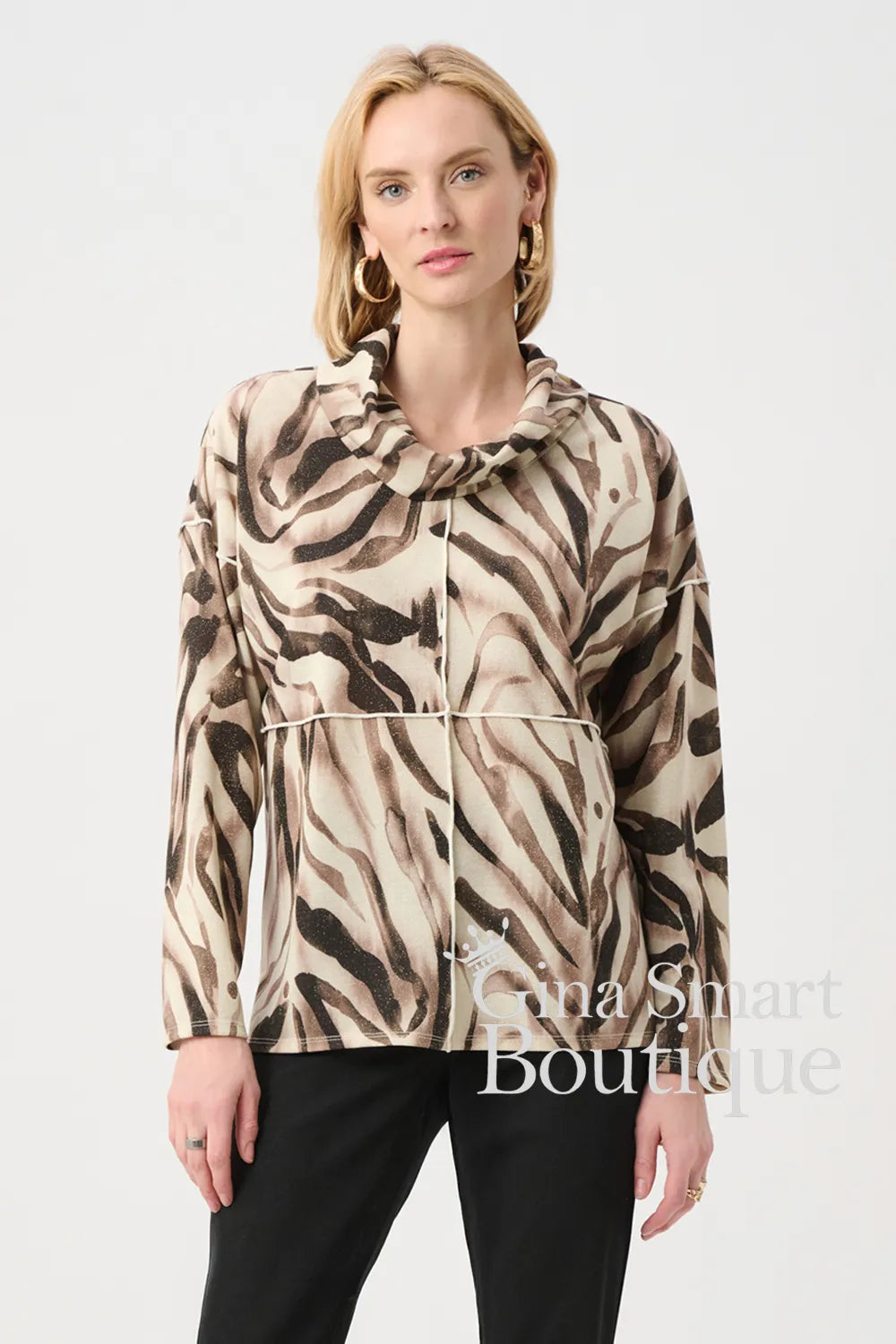 Joseph Ribkoff Lurex Sweater Style 263208