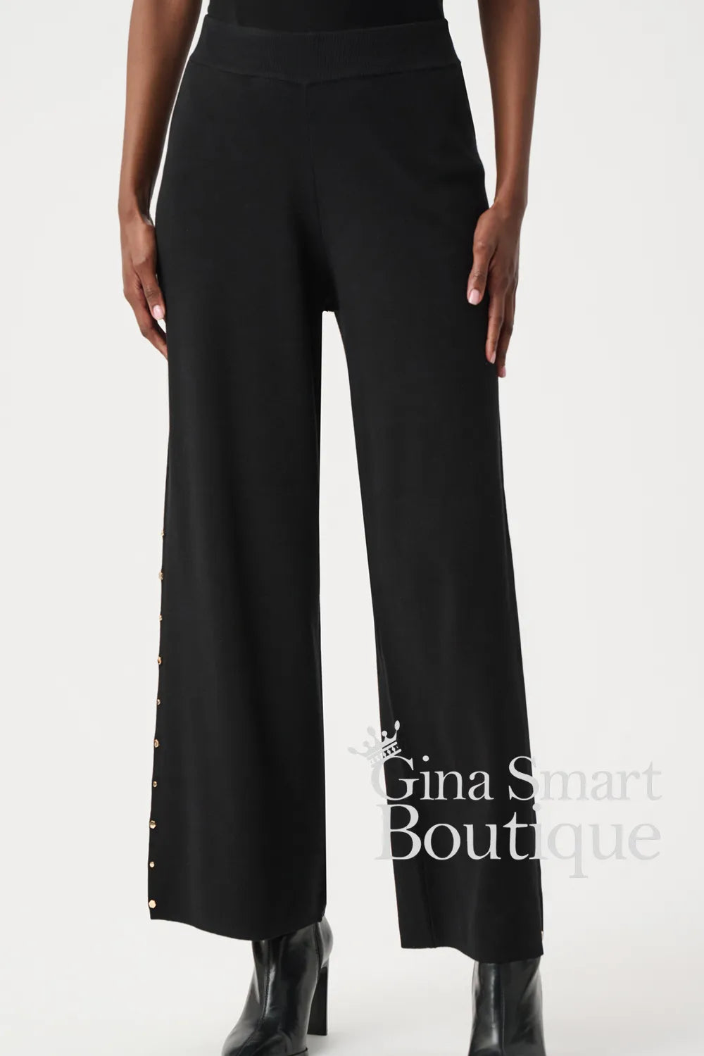 Joseph Ribkoff Wide Leg Pull-on Trousers Style 263962