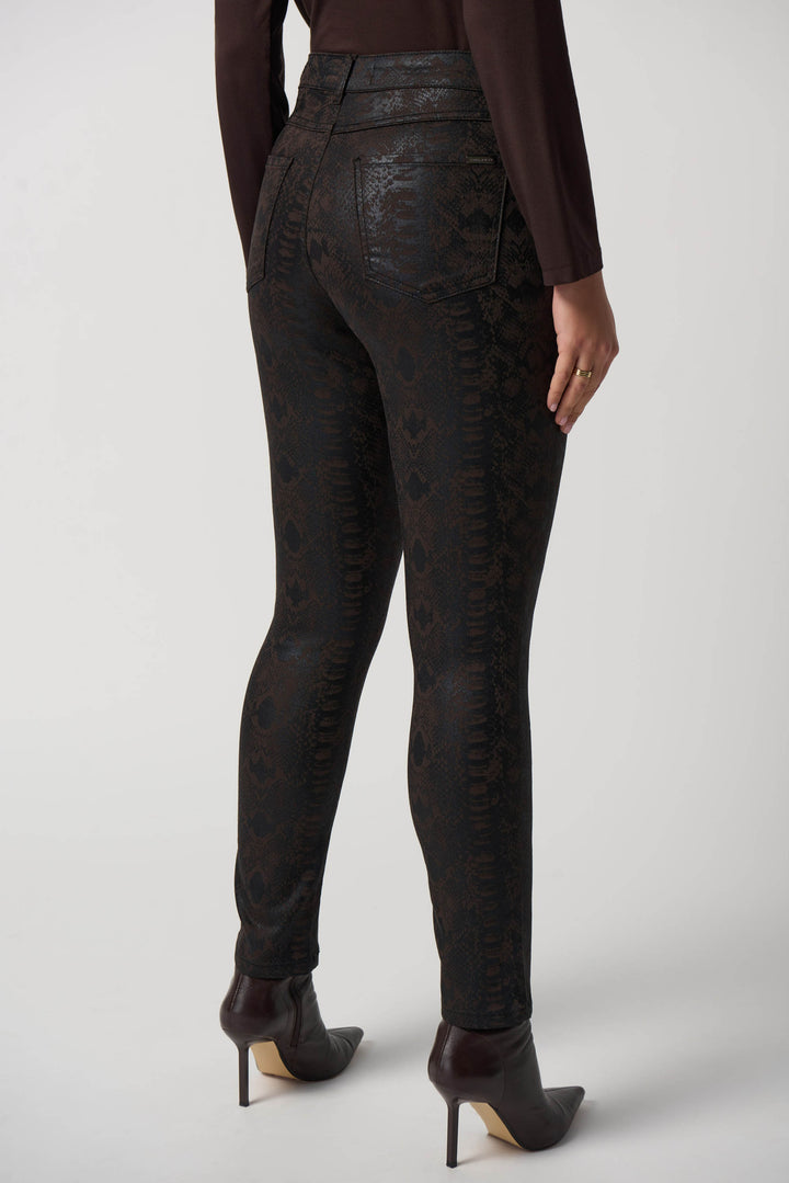 Joseph Ribkoff Black/Mocha Trouser Style 233916-3823