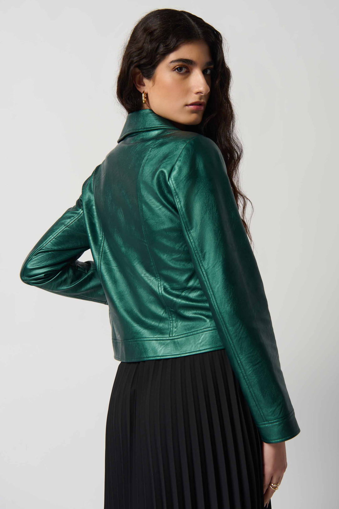 Joseph Ribkoff Metallic Green Jacket Style 234902-4154