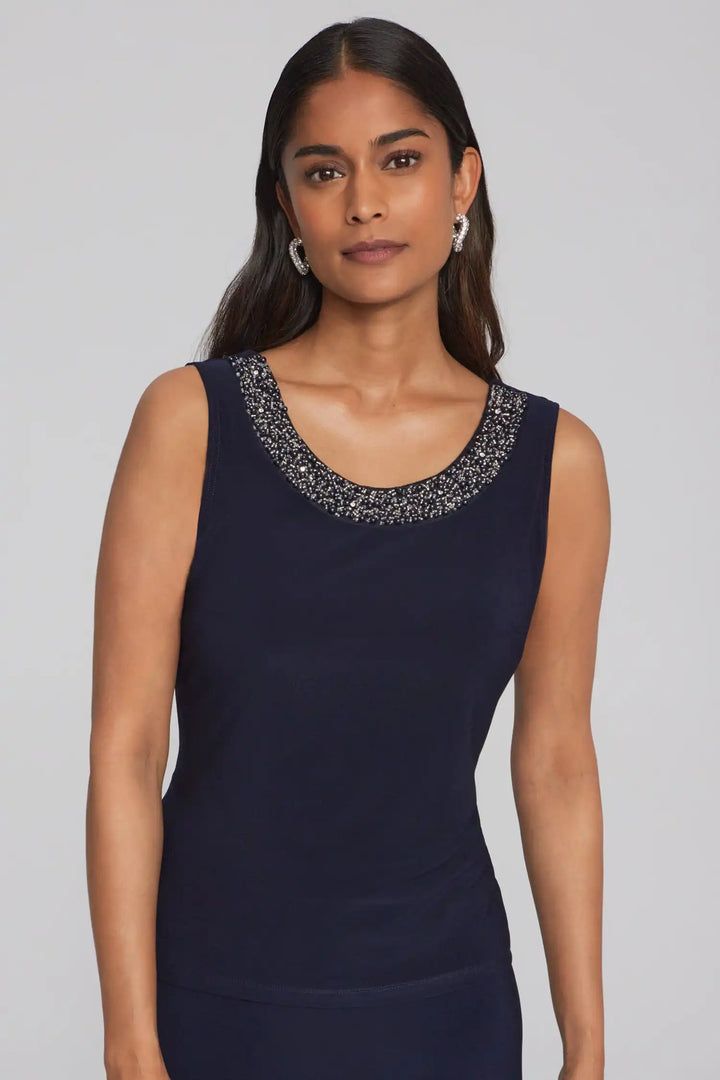 Joseph Ribkoff Midnight Blue Two Piece Top Style 241743-2166