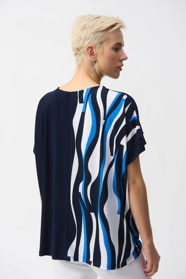 Joseph Ribkoff Vanilla/Multi Coloured Top Style 251285-2539