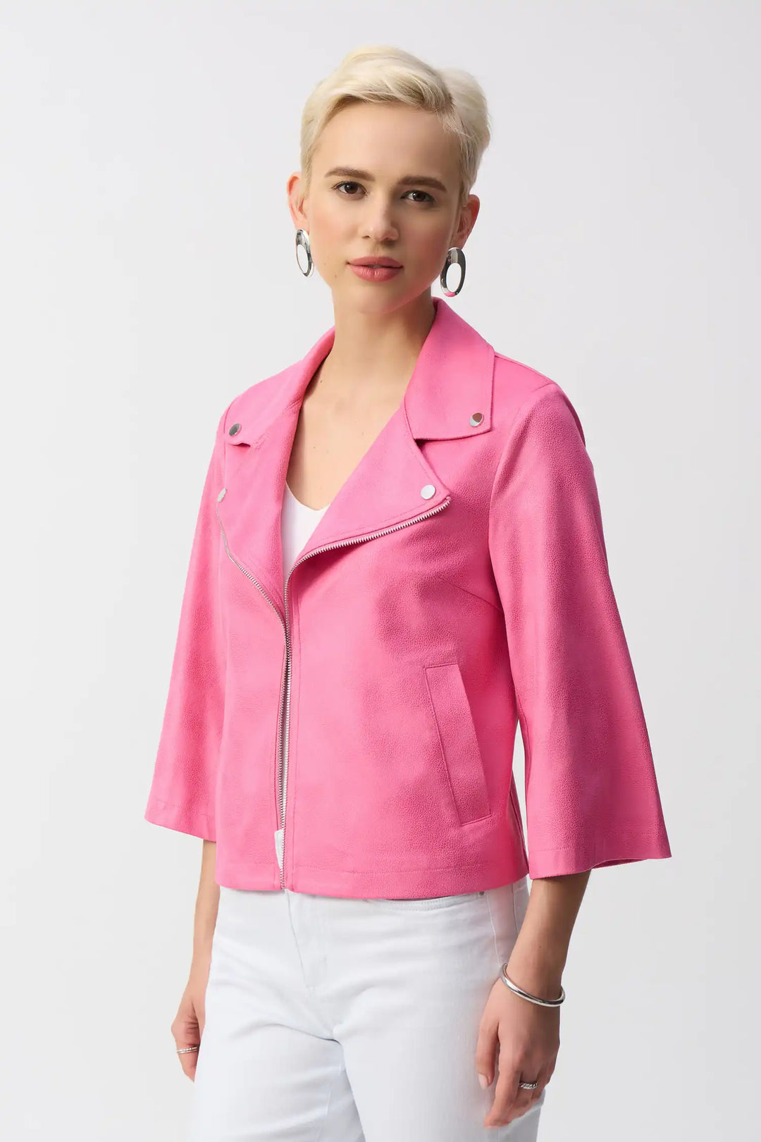 Joseph Ribkoff Bubble Gum Jacket Style 251908-4368