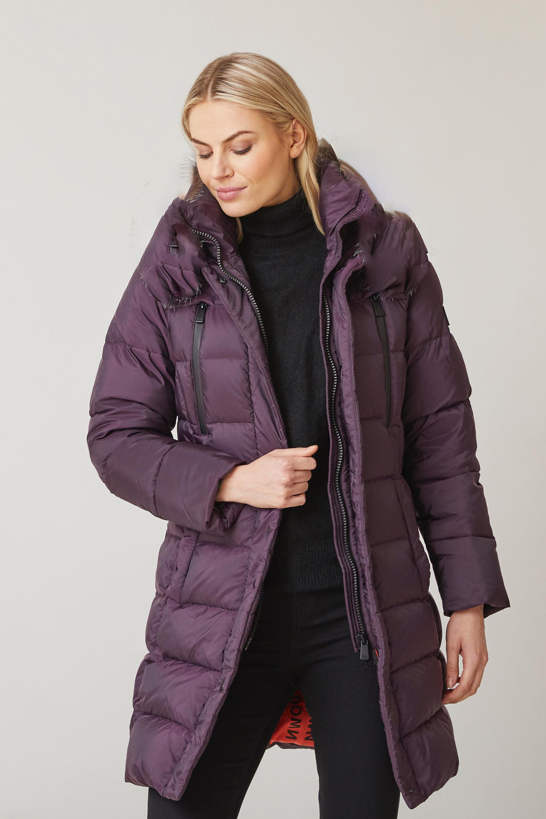 Junge Coat Grape Wine Style 0223-2356-65-37