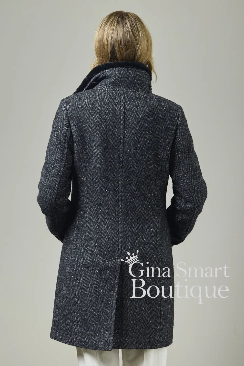 Junge Black Chanel Coat Style 0226-2410-13