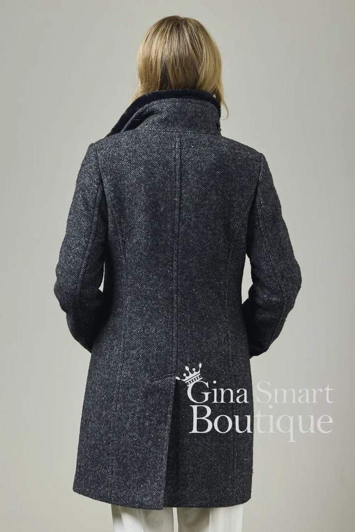 Junge Black Chanel Coat Style 0226-2410-13