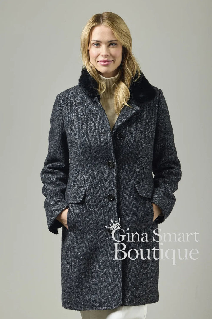 Junge Black Chanel Coat Style 0226-2410-13