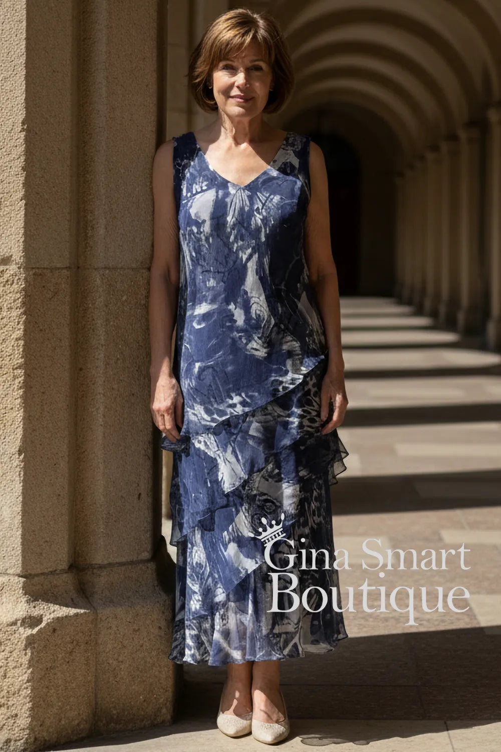 Lewis Henry 224-225 Navy Dress