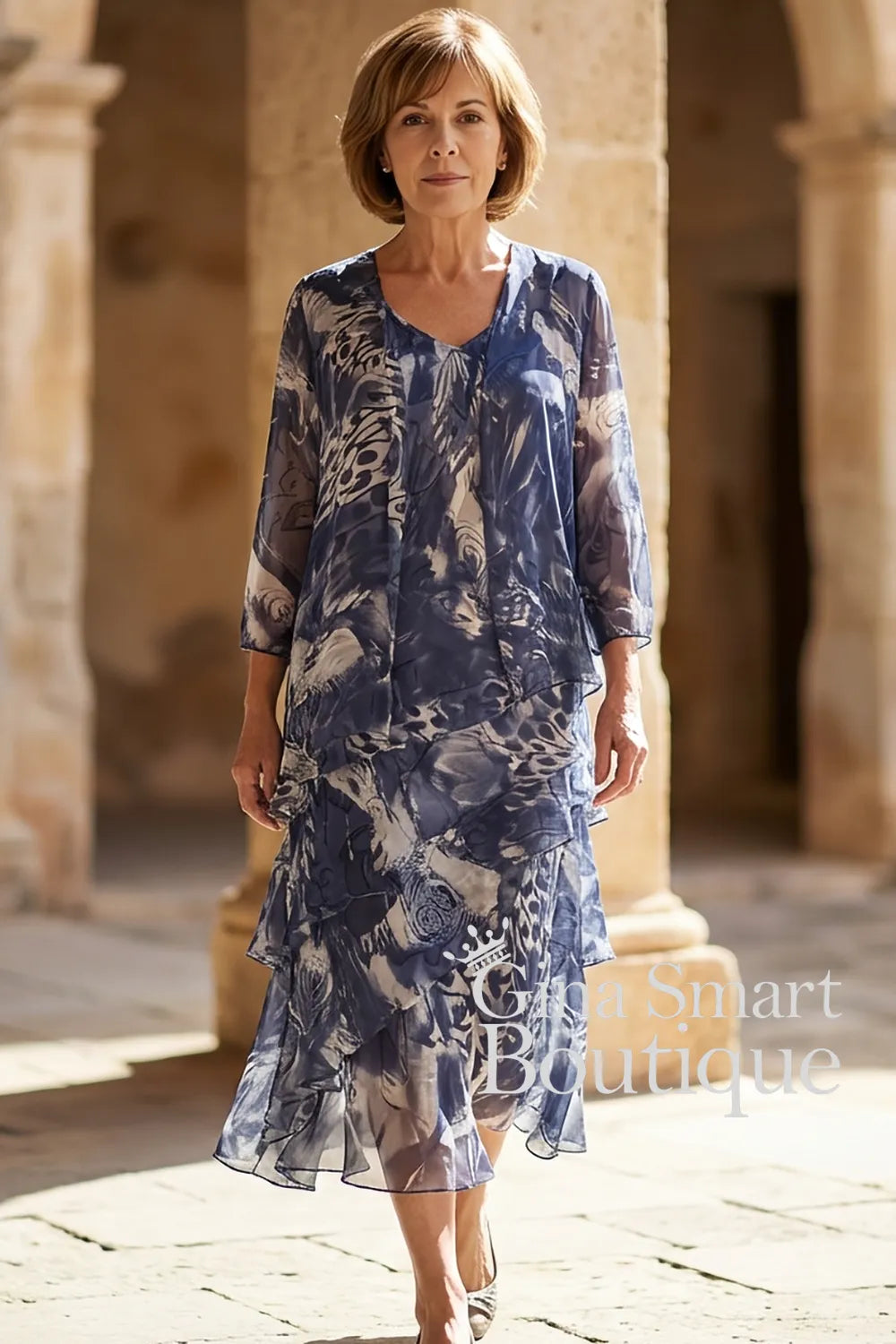 Lewis Henry 224-225 Navy Dress