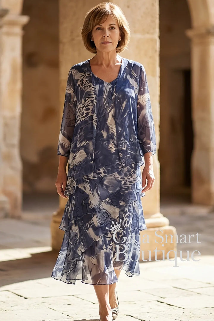 Lewis Henry 224-225 Navy Dress