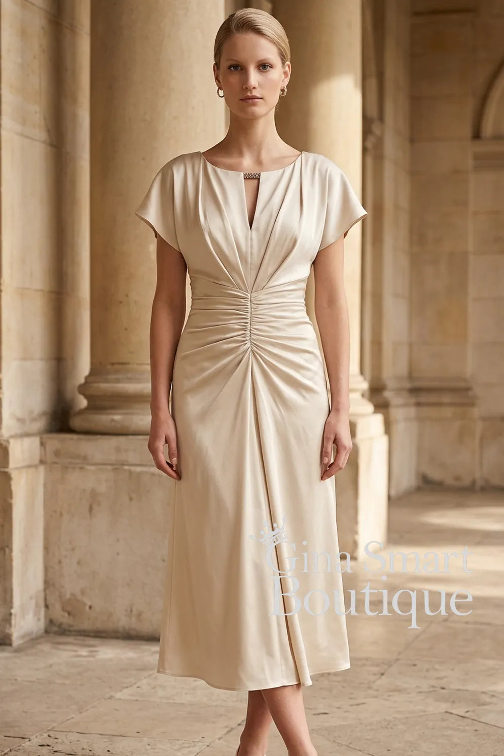 Maisonel by Studio Ellis ME3188MSV Latte Dress