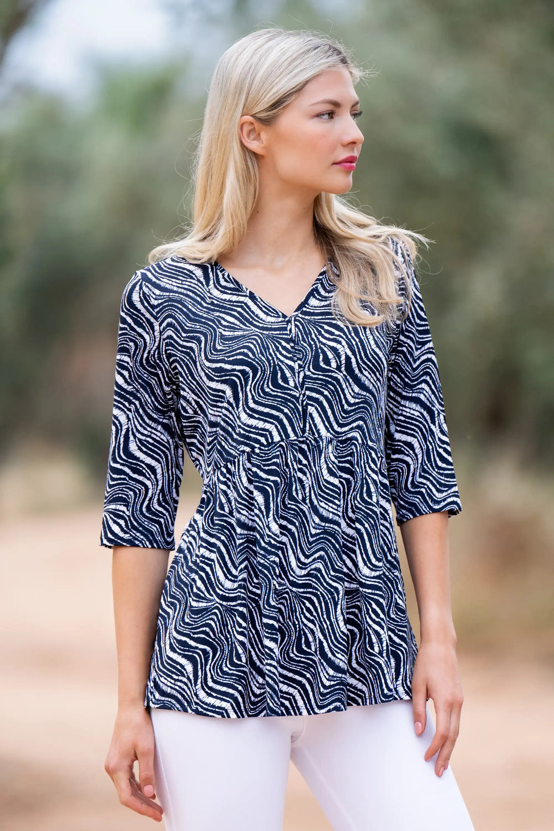 Marble Tunics Style 7413-103 Navy