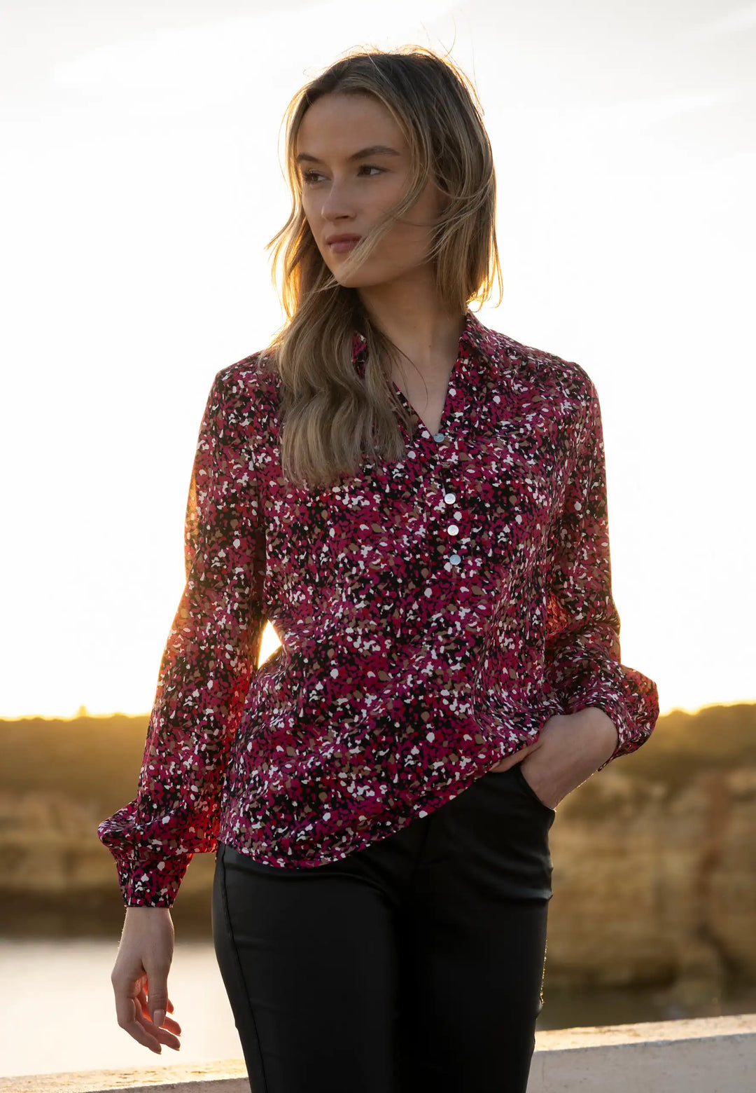 Marble Blouse Style 8157-126