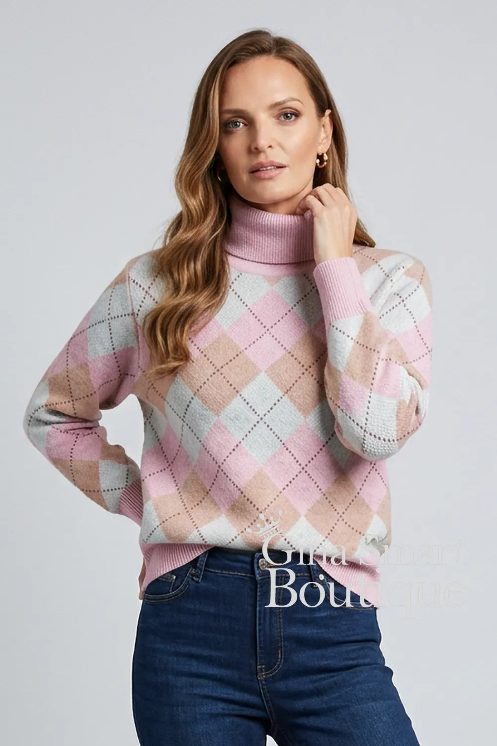 Micha Rose Camel Jumper Style 183151-76068