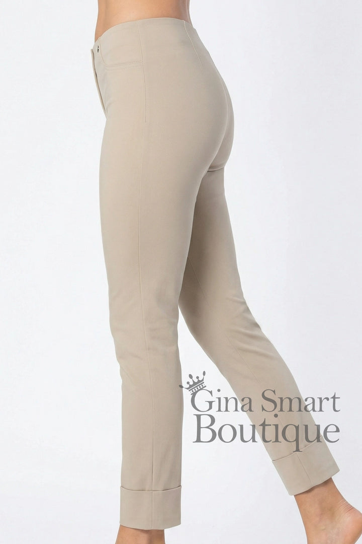 Robell Bella 09 7/8 Trousers - Sand (68cm)