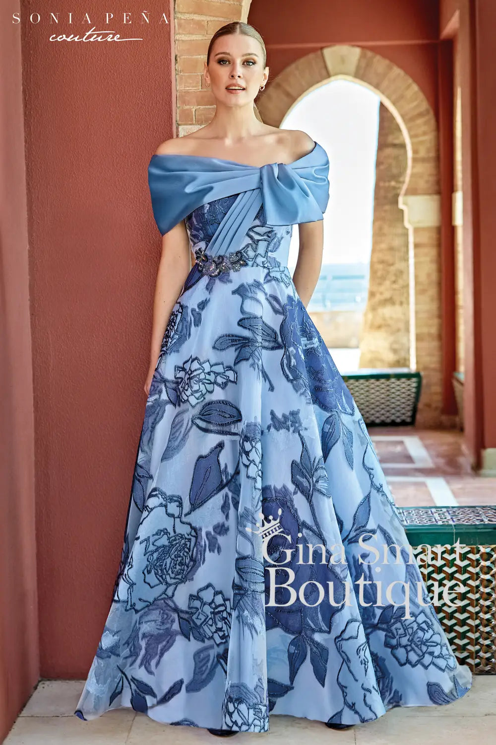 Sonia Peña 11261017 Sky Blue Dress