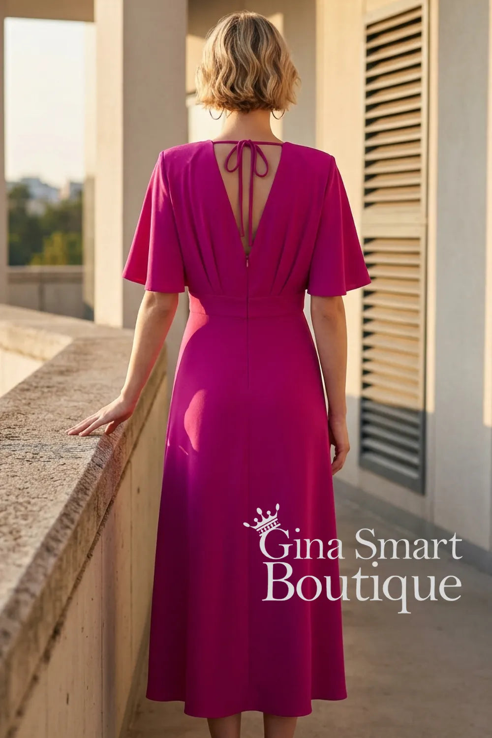 Sonia Peña 21260016 Fuschia Dress