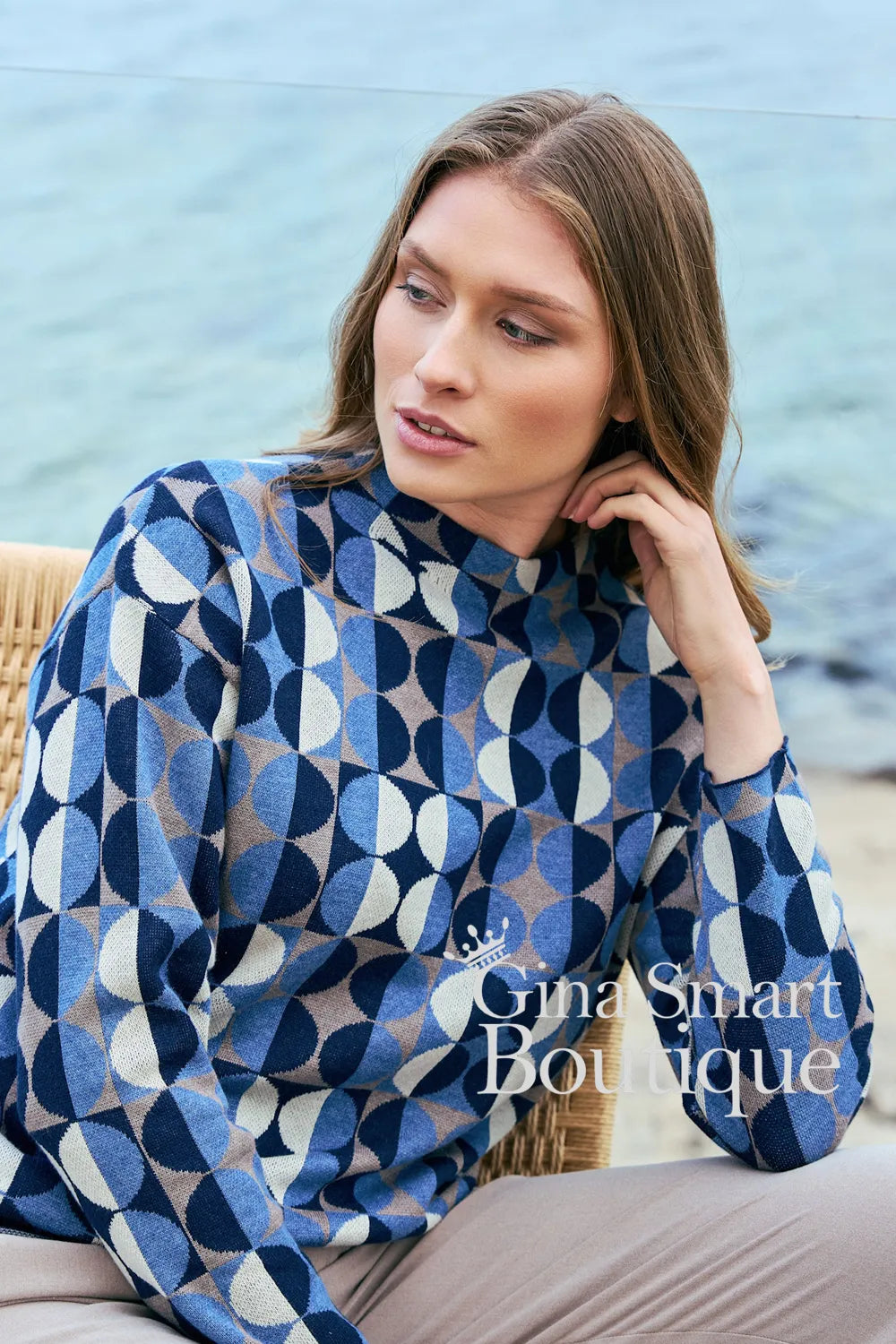 Sunday Geometric Pullover Style 634265960