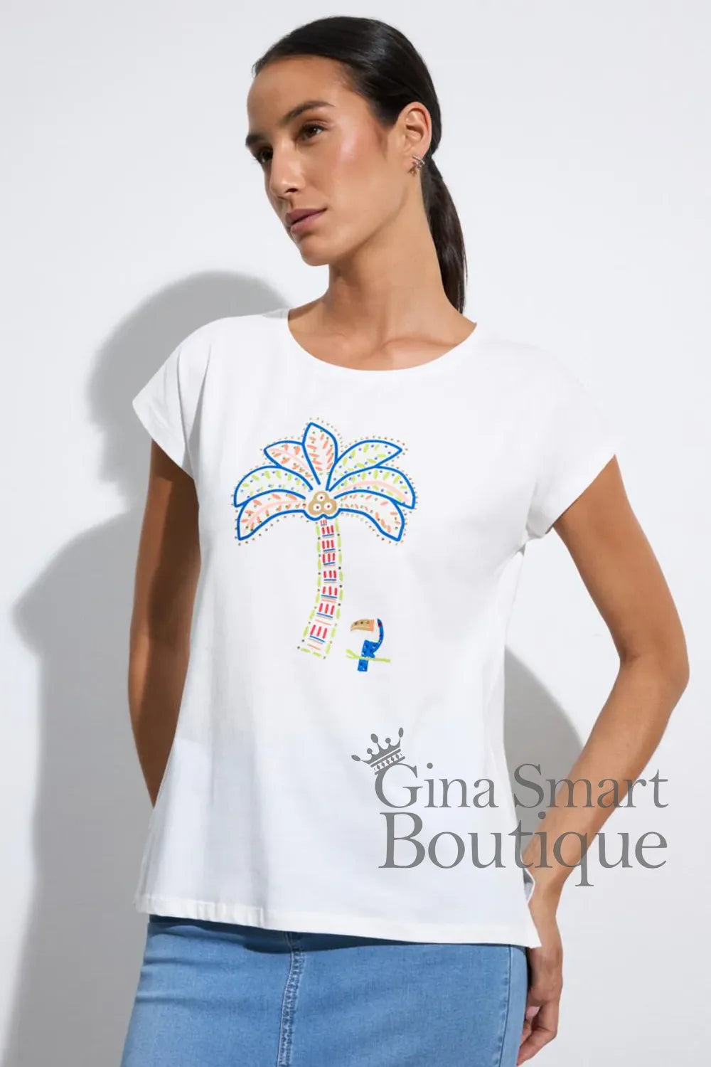 Tinta Abelia Shirt - Blanco