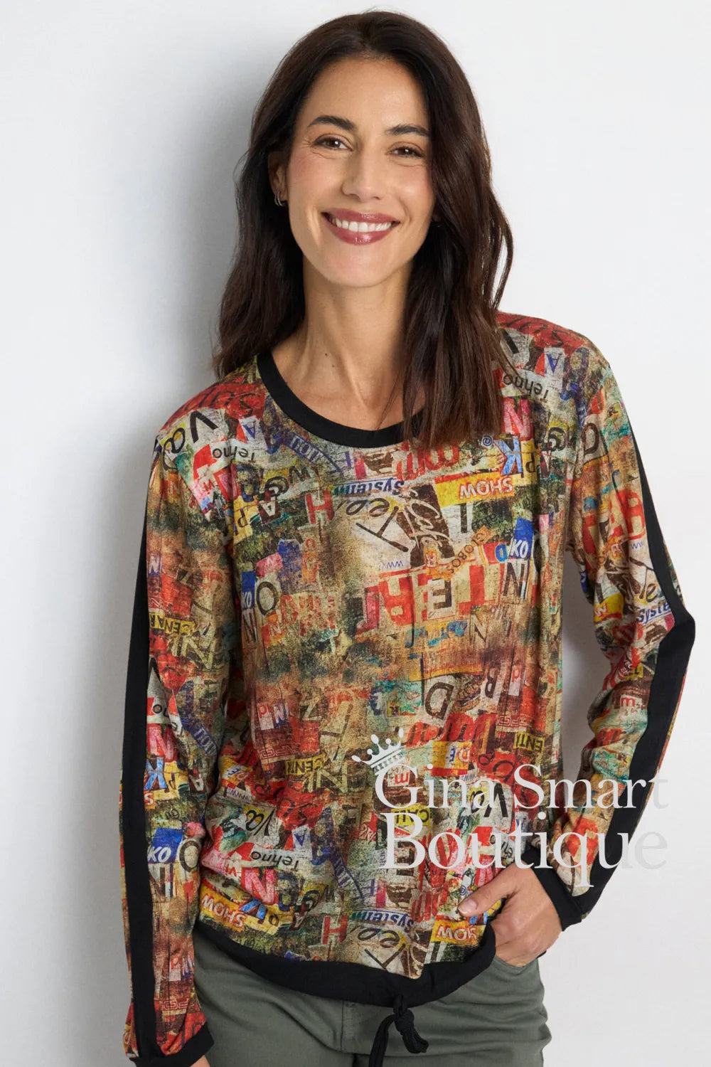 Tinta Multi Colour Long SLeeve Top Style Yareli