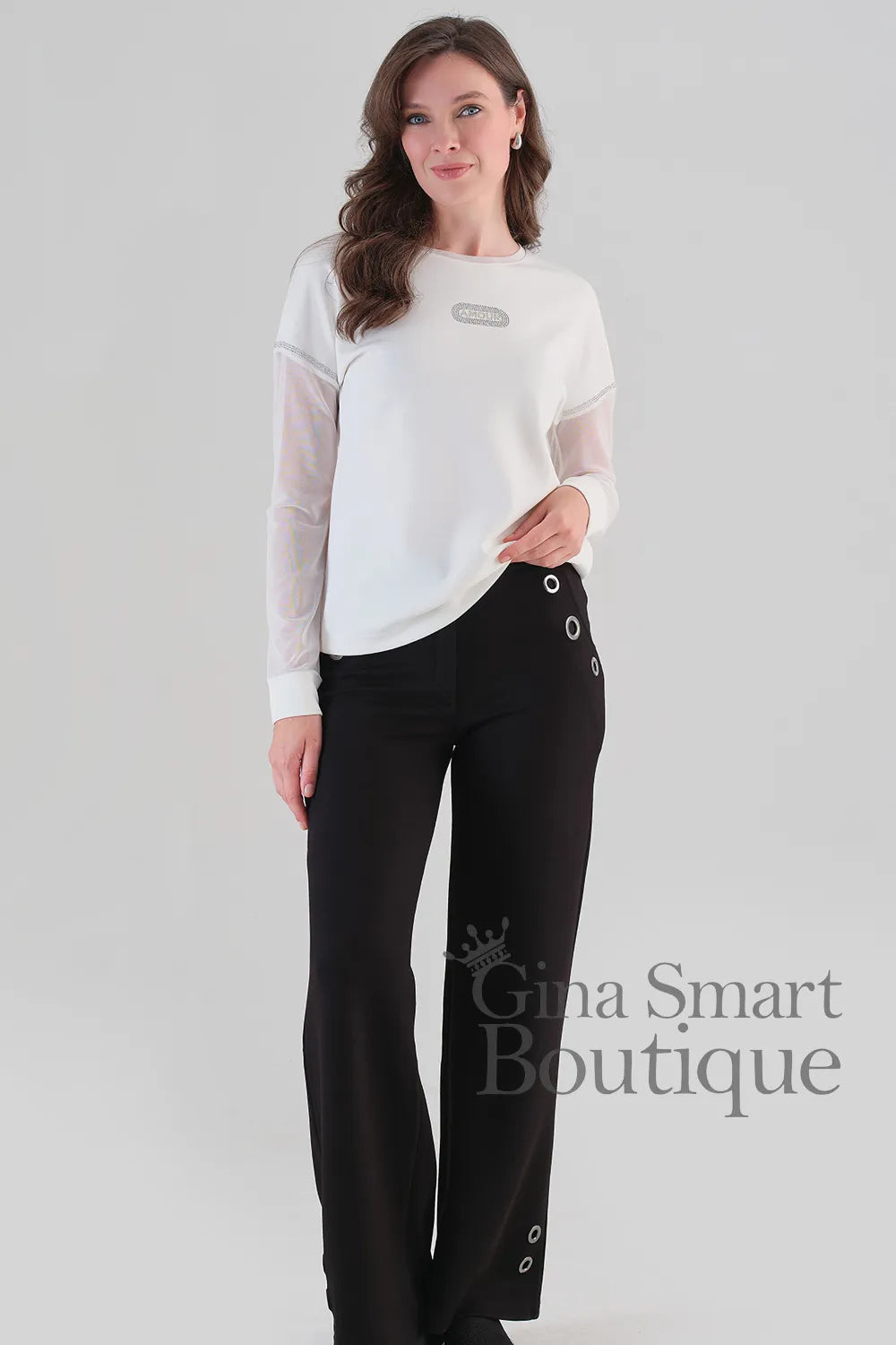 Tricotto Black Trouser Style 96011