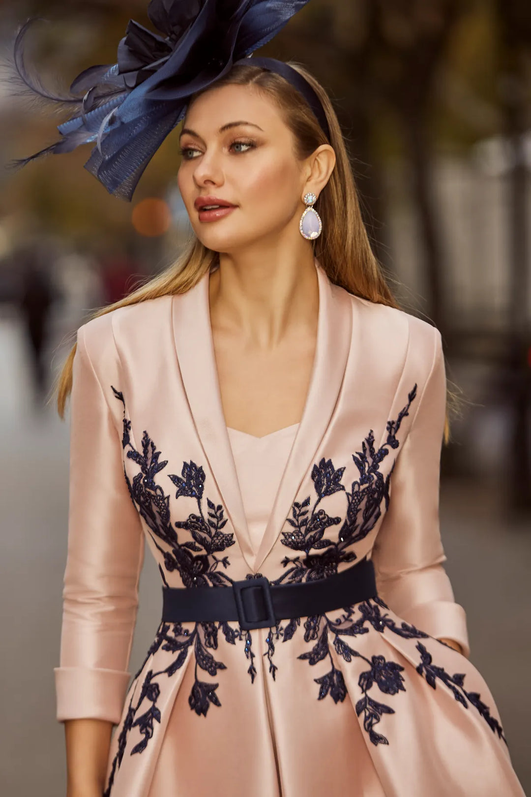 Veni Infantino 992541 Rose Pink Navy Dress