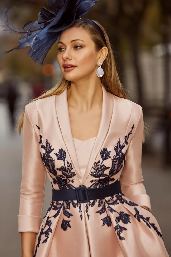 Veni Infantino 992541 Rose Pink Navy Dress