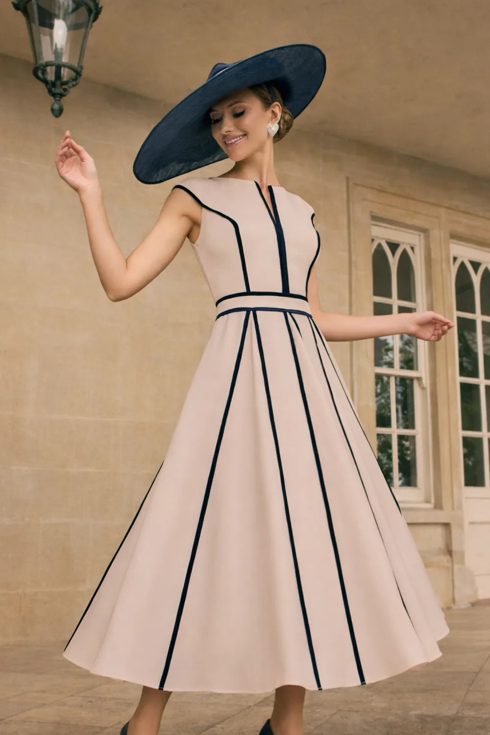 Veni Infantino 992711 Navy/Almond Dress