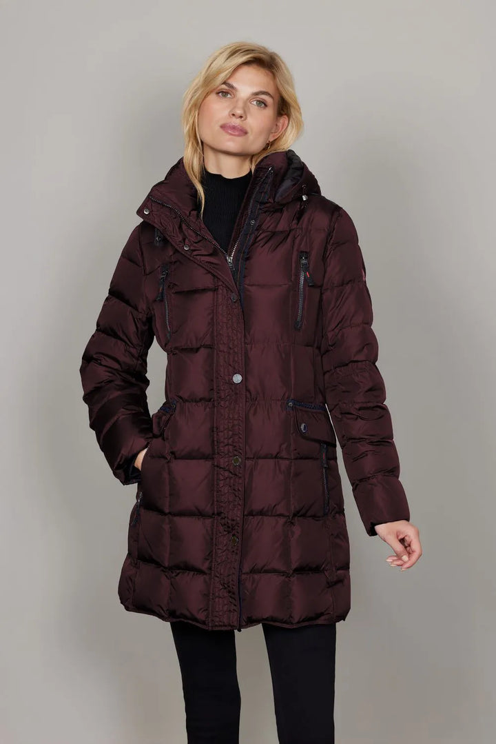 Junge Coat Wine Style 0225-2160-65-38
