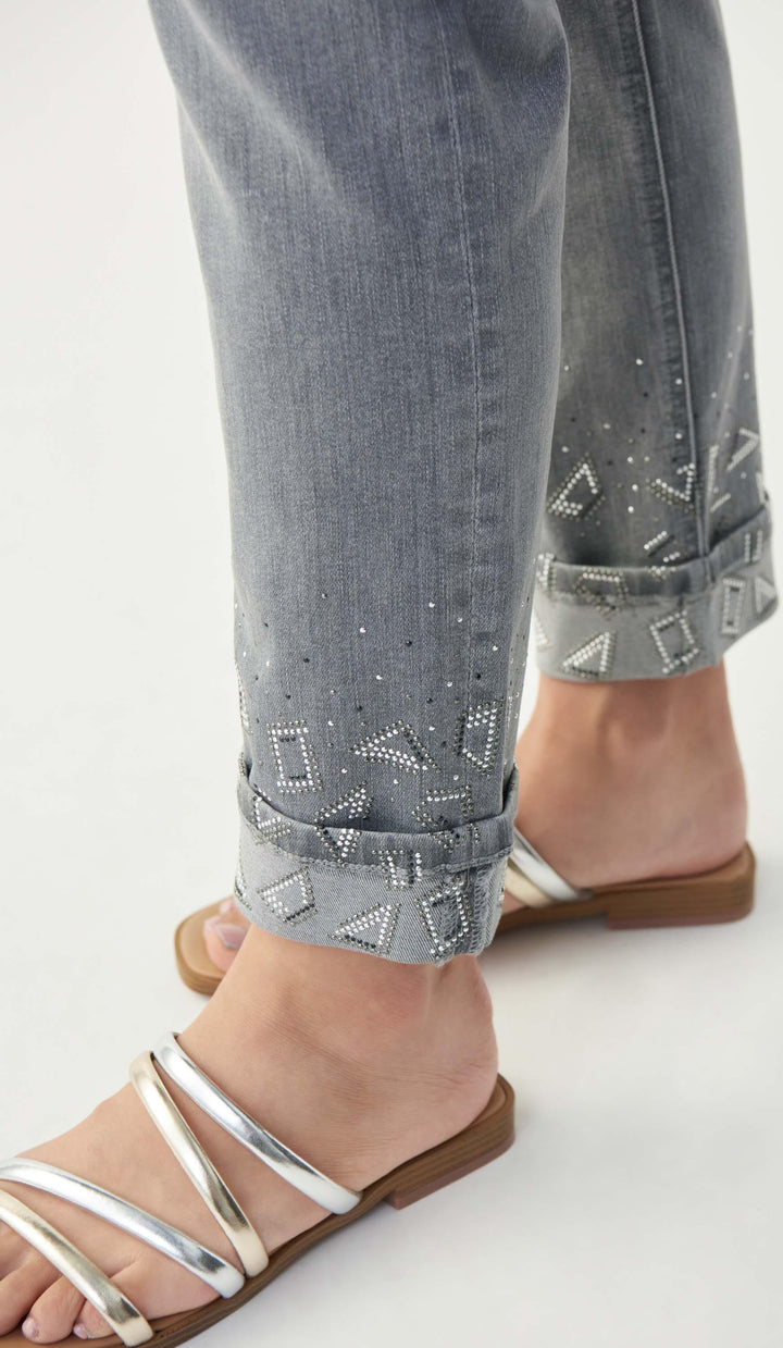 Joseph Ribkoff Grey Trouser Style 221938 - Grey, New, SS22, Trouser ginasmartboutique