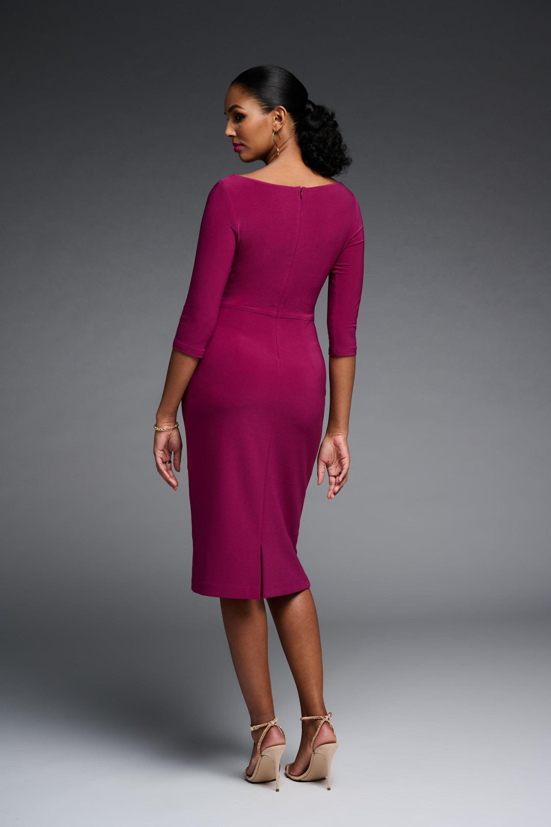 Joseph Ribkoff Vineyard Dress Style 223715 - AW22, Dress, New, Pink, Pink Dress ginasmartboutique