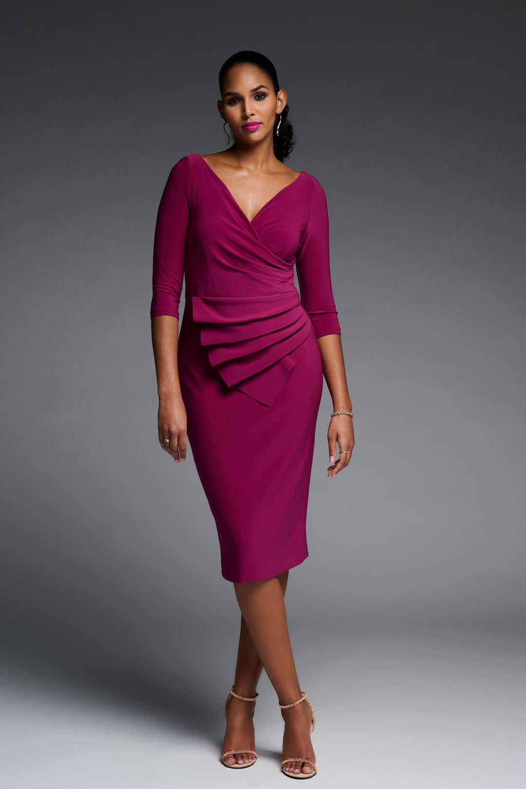 Joseph Ribkoff Vineyard Dress Style 223715 - AW22, Dress, New, Pink, Pink Dress ginasmartboutique