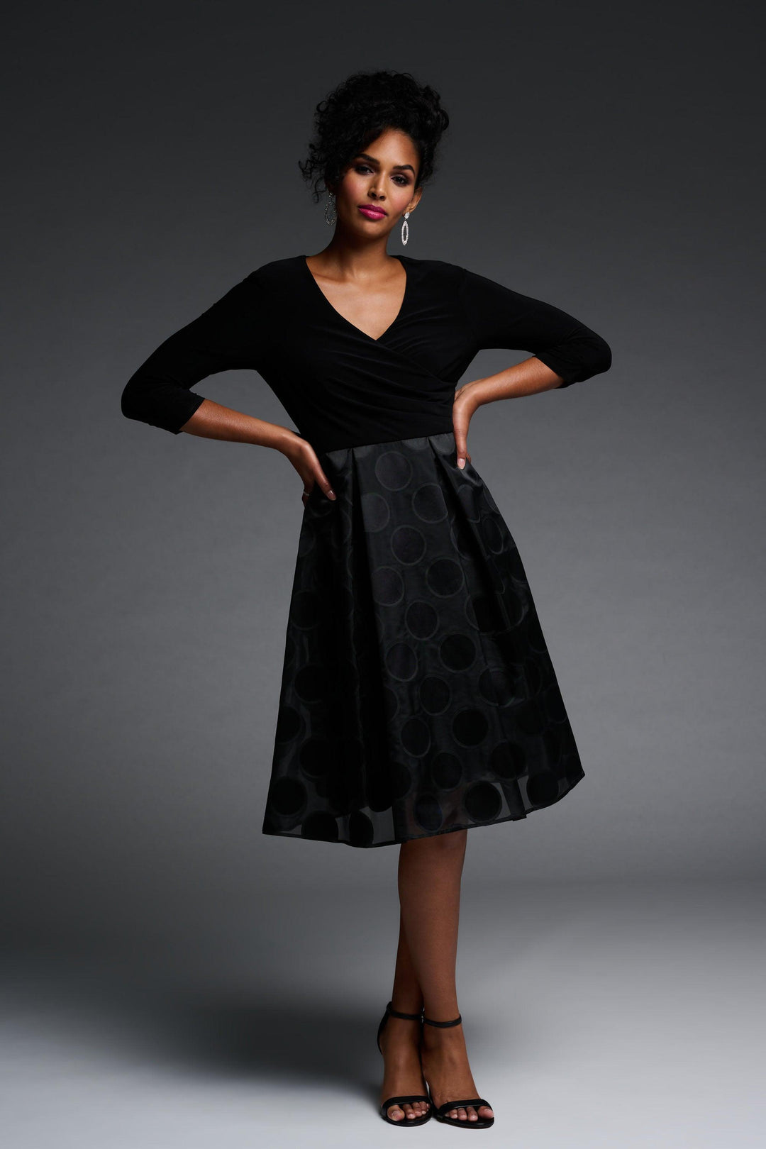 Joseph Ribkoff Black Dress Style 223721 - AW22, Black, Dress, New ginasmartboutique