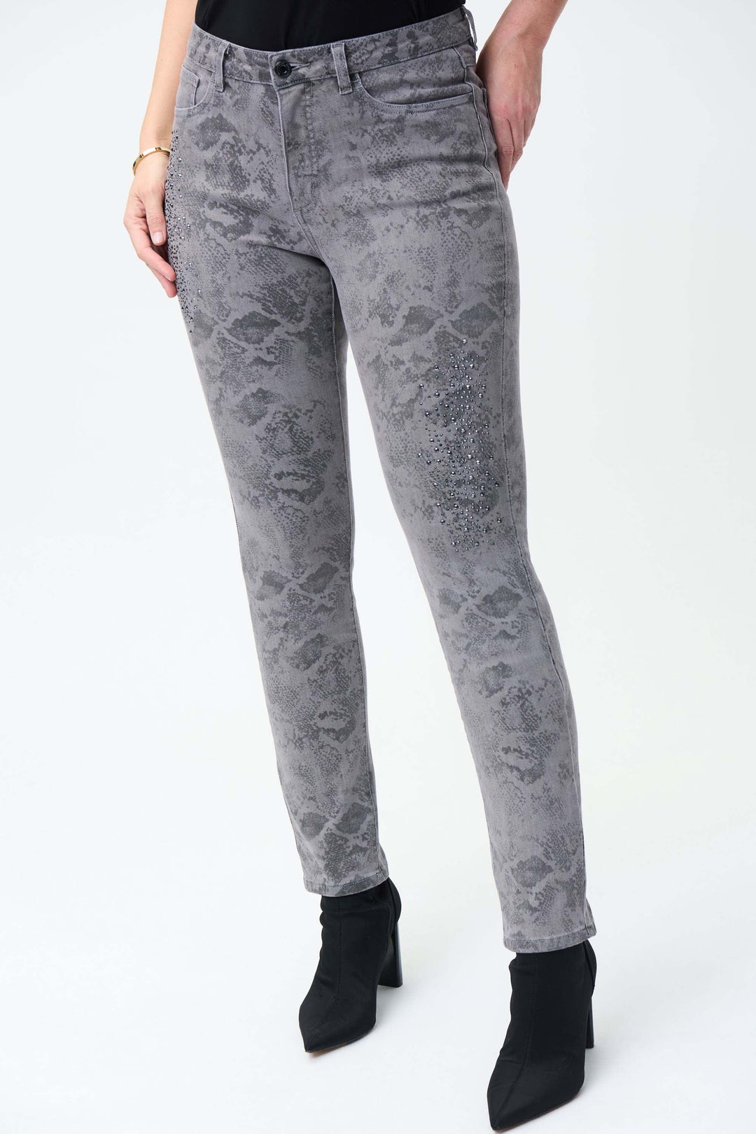 Joseph Ribkoff Trouser Style 224925 - AW22, Grey, New, Trouser ginasmartboutique