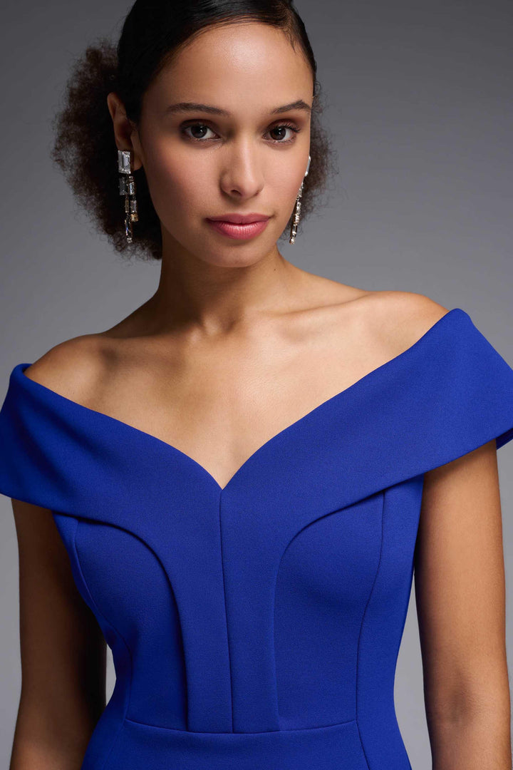 Joseph Ribkoff Dress Style 231756 - Dress AW22, Blue, Dress, New, Royal Sapphire, SS23 ginasmartboutique