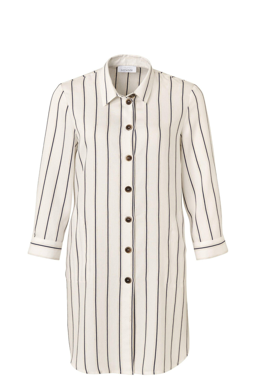 Just White Blouse Style 42253 - Blouse Blouse, Cream, Sale, Shirt, Stripe, Top ginasmartboutique